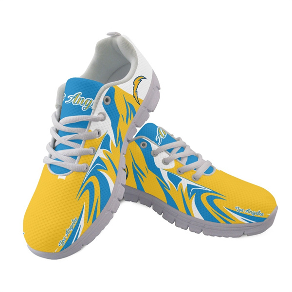Men's Los Angeles Chargers AQ Running Shoes 004 Men's Los Angeles Chargers AQ Running Shoes 004